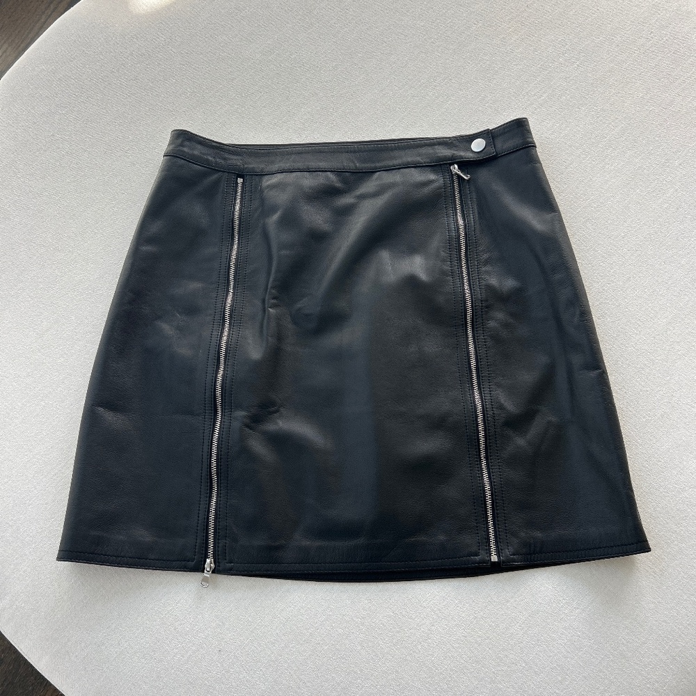 Leather skirt